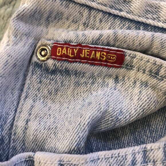Anti Basic Daily Vintage Women’s Juniors Jeans Hi Rise Acid Wash 28x28 - Picture 5 of 11